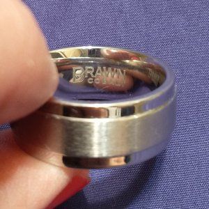 Men's cobalt ring